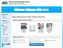 Tablet Screenshot of eastgreenwichhighschool.org